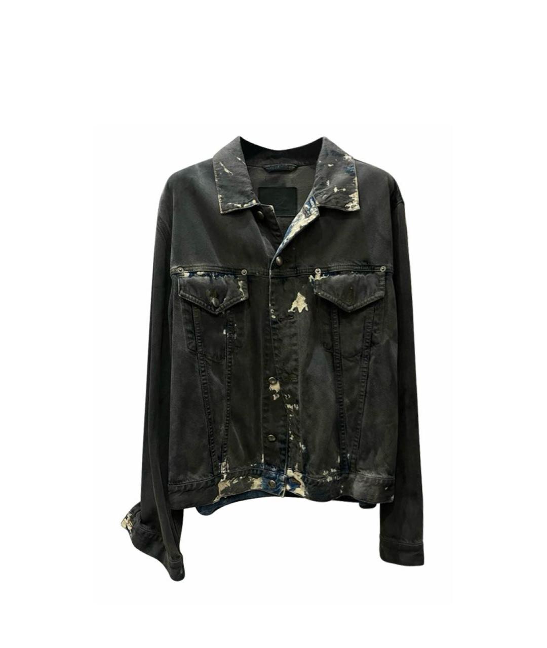 MCQ ALEXANDER MCQUEEN Черная деним куртка, фото 9