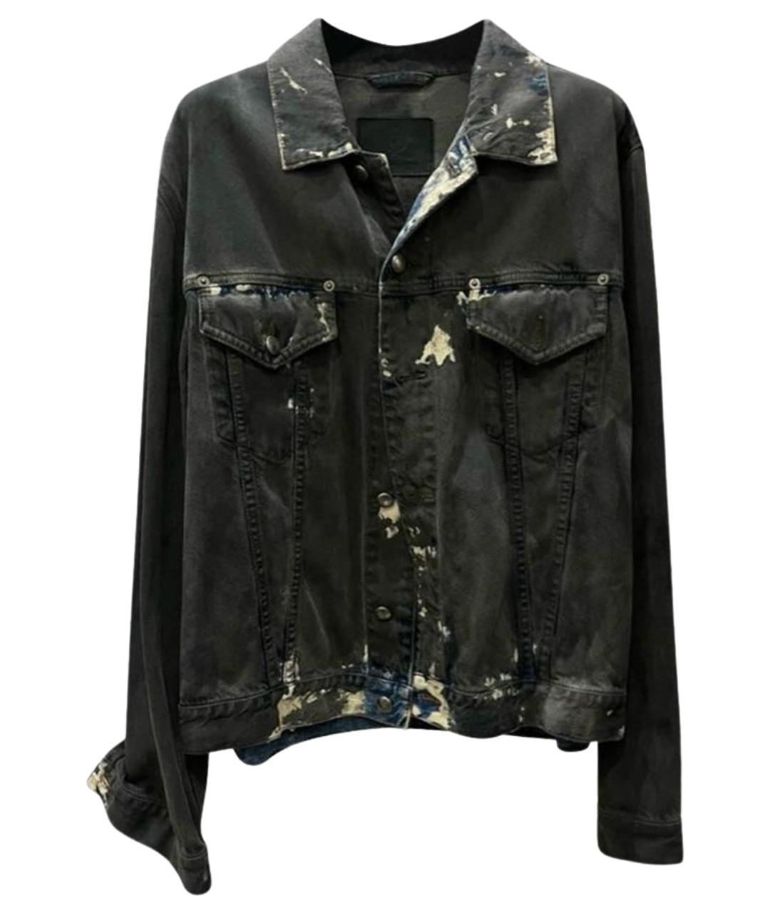 MCQ ALEXANDER MCQUEEN Черная деним куртка, фото 1