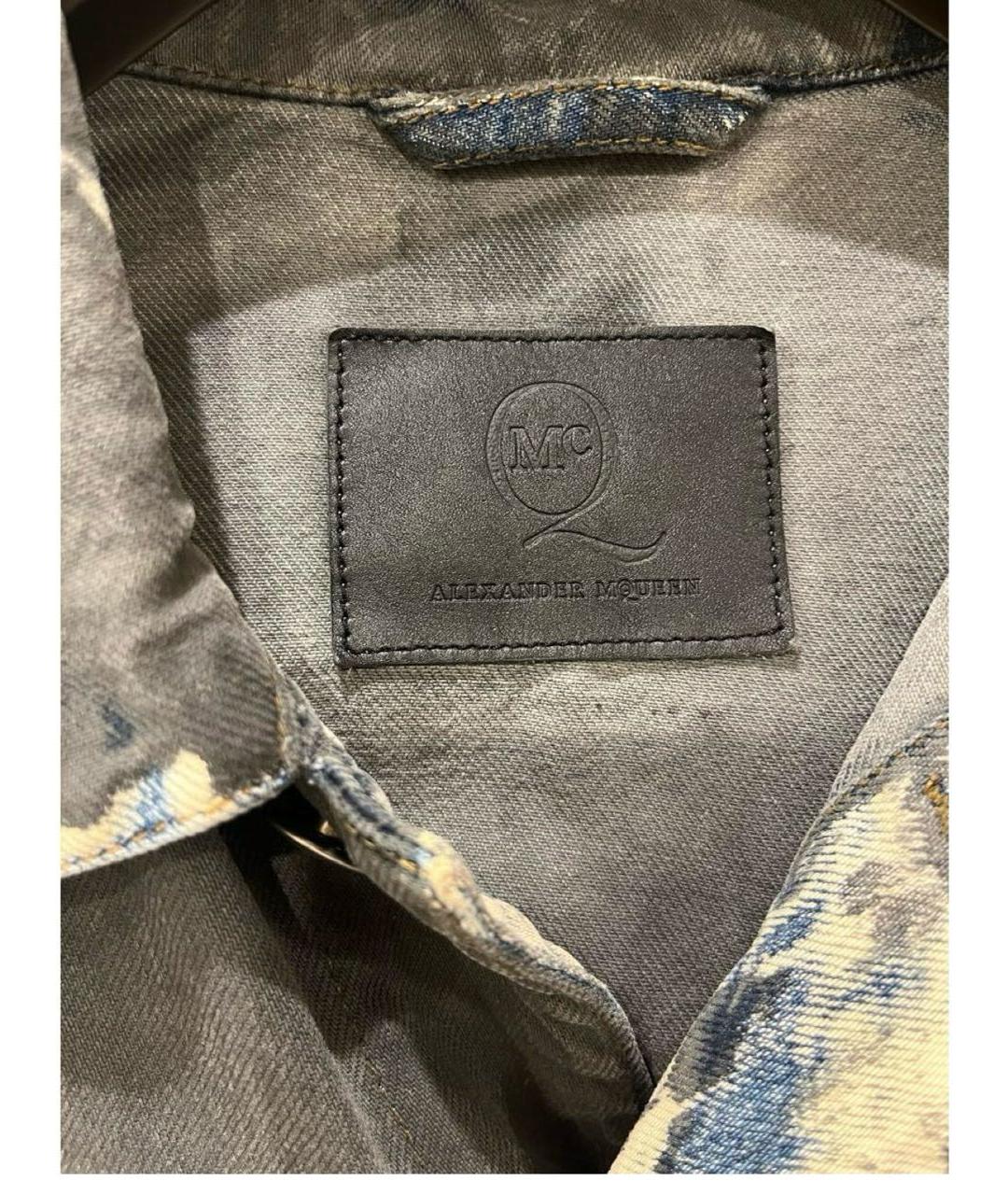 MCQ ALEXANDER MCQUEEN Черная деним куртка, фото 7