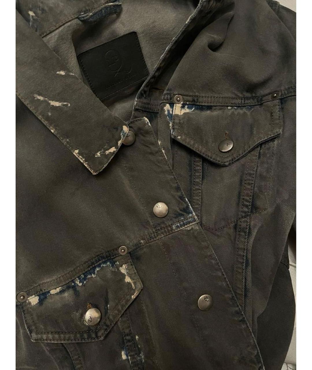 MCQ ALEXANDER MCQUEEN Черная деним куртка, фото 4