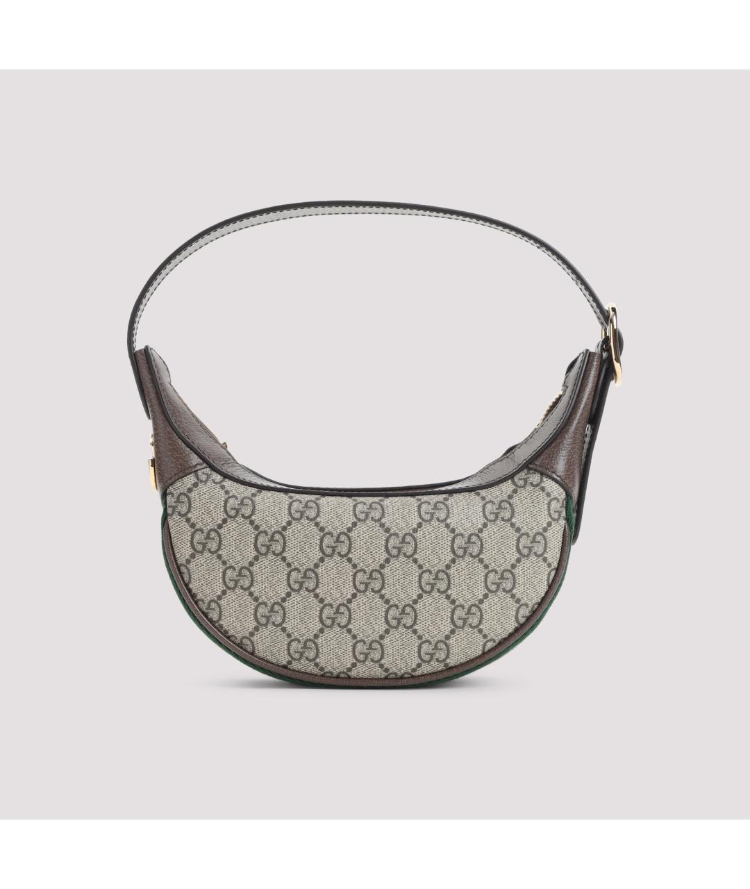 GUCCI Бежевая синтетическая сумка с короткими ручками, фото 3