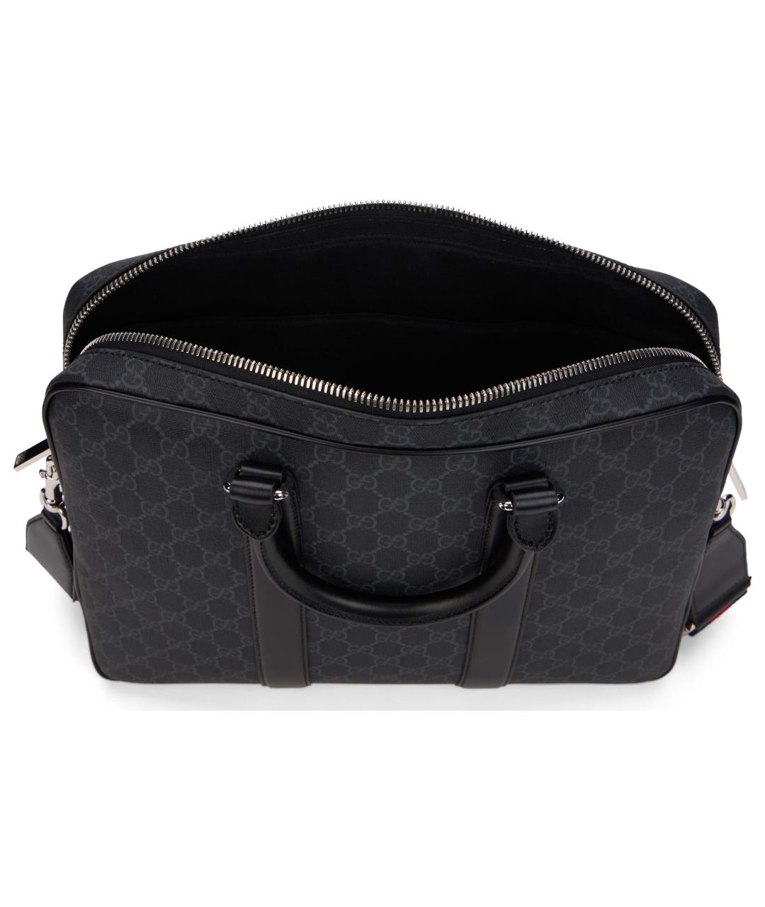GUCCI Черный портфель, фото 5