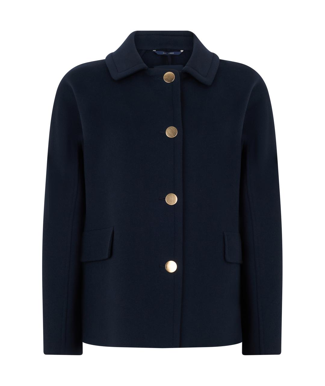 'S MAX MARA Синяя шерстяная куртка, фото 1