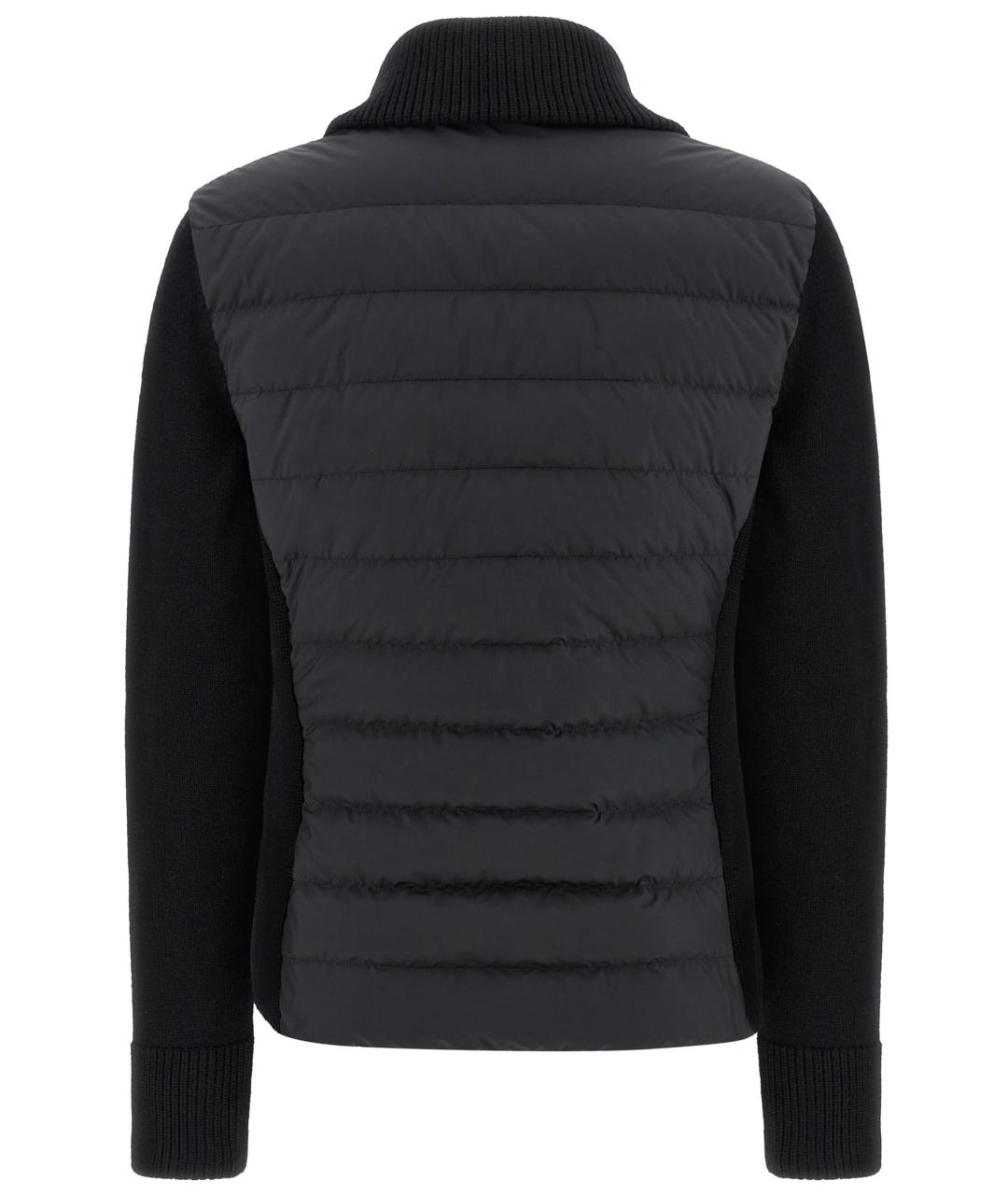 MONCLER Черная полиэстеровая куртка, фото 2