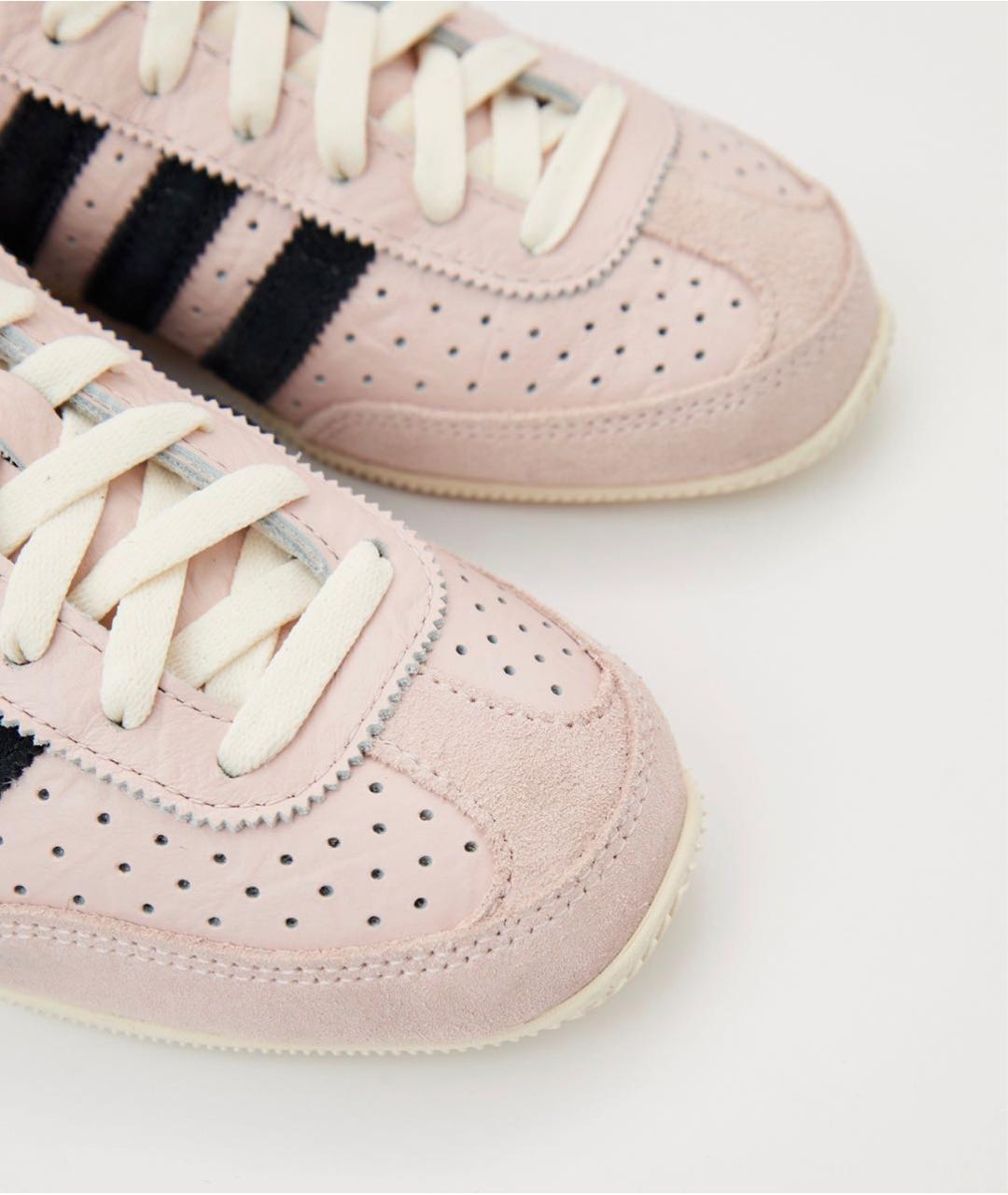 ADIDAS Розовые кожаные кроссовки, фото 3