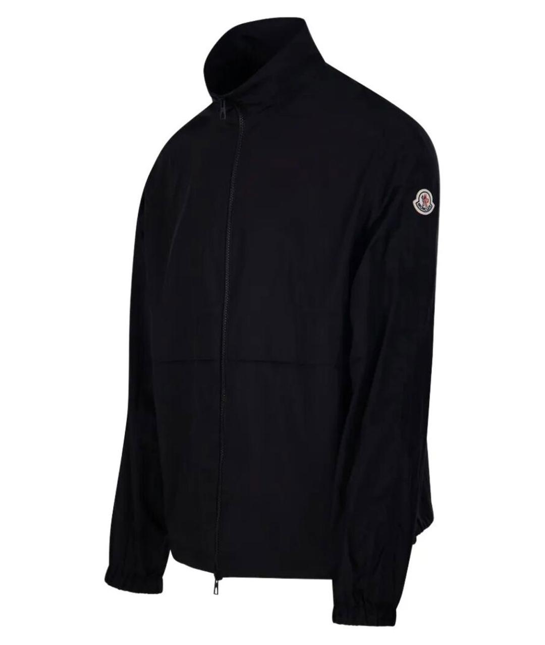 MONCLER Черная полиамидовая куртка, фото 3