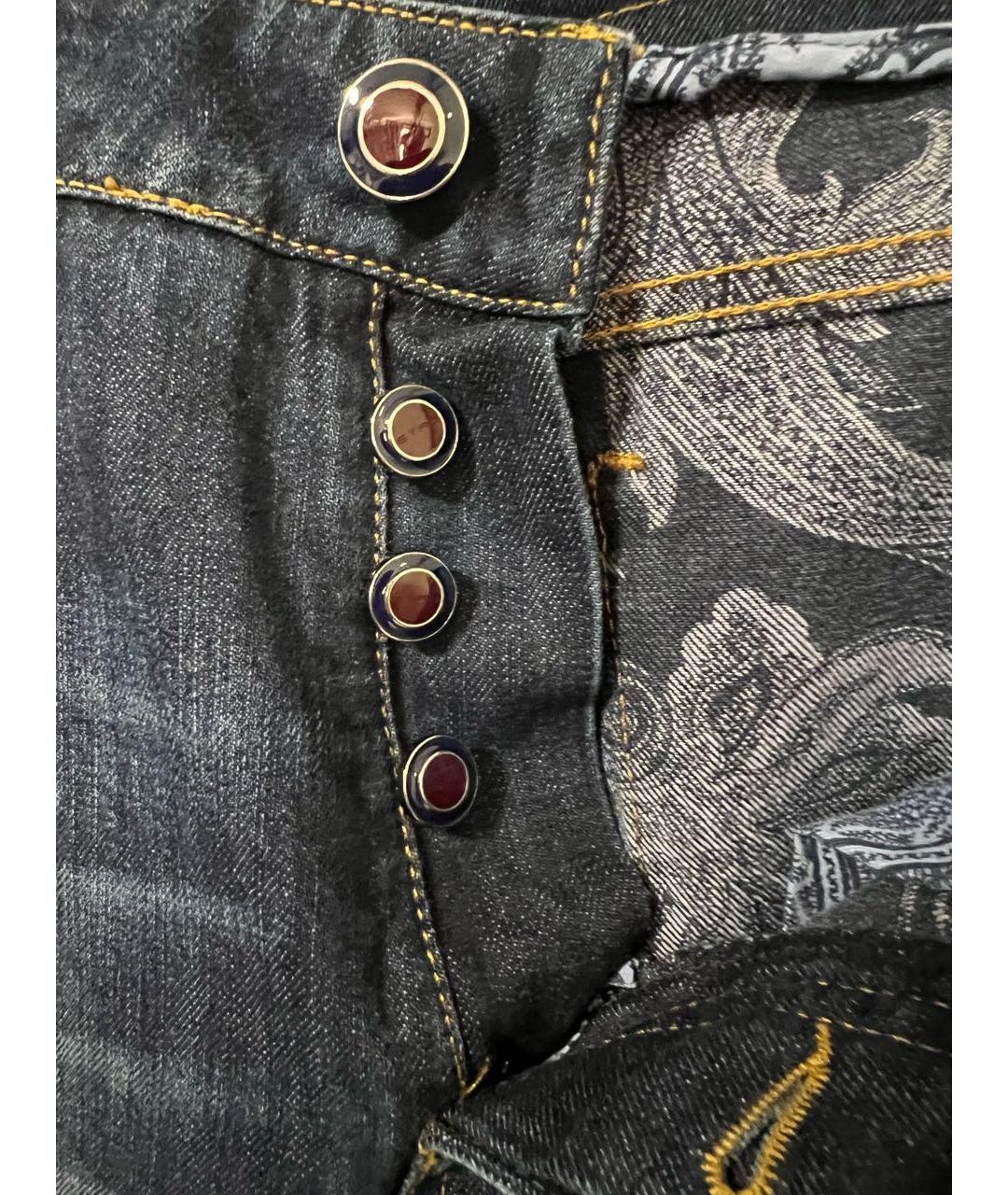 ETRO Синие хлопковые джинсы, фото 5