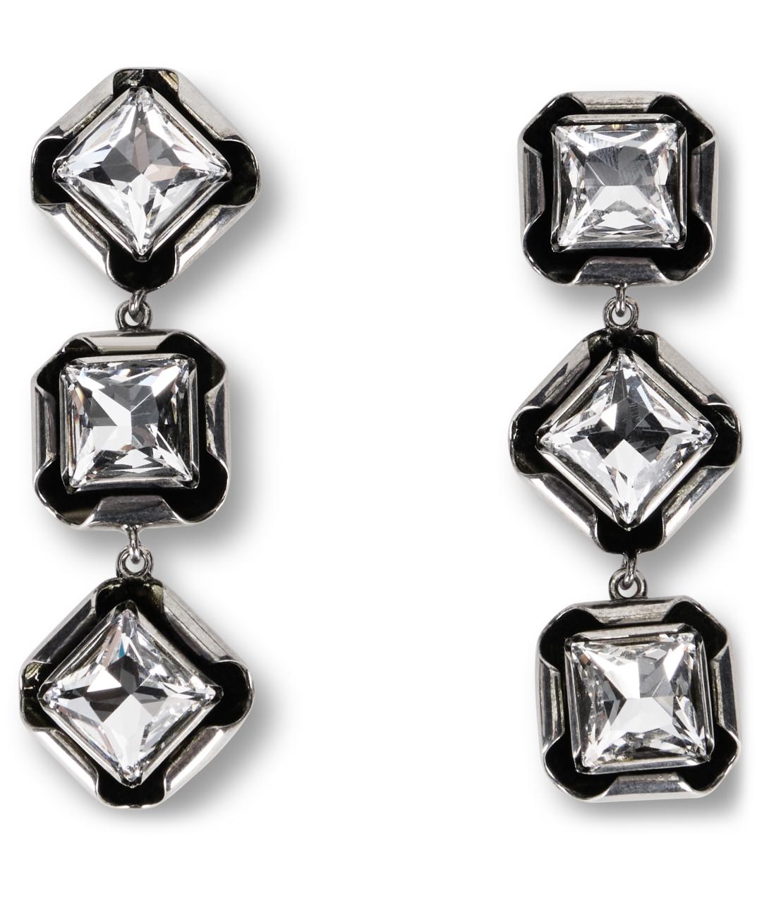 GIVENCHY Серебряные металлические серьги, фото 2