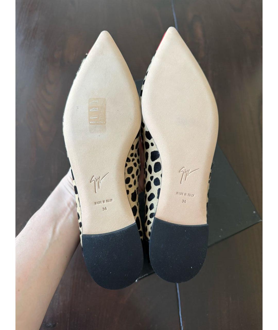 GIUSEPPE ZANOTTI DESIGN Мульти балетки, фото 4