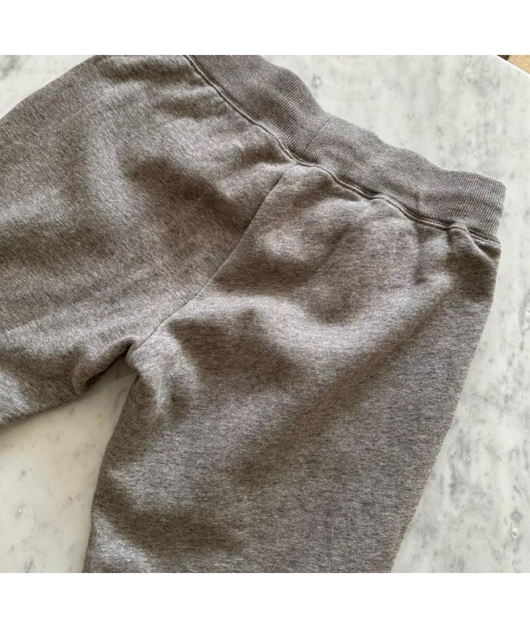 POLO RALPH LAUREN Серые хлопковые спортивные брюки и шорты, фото 3