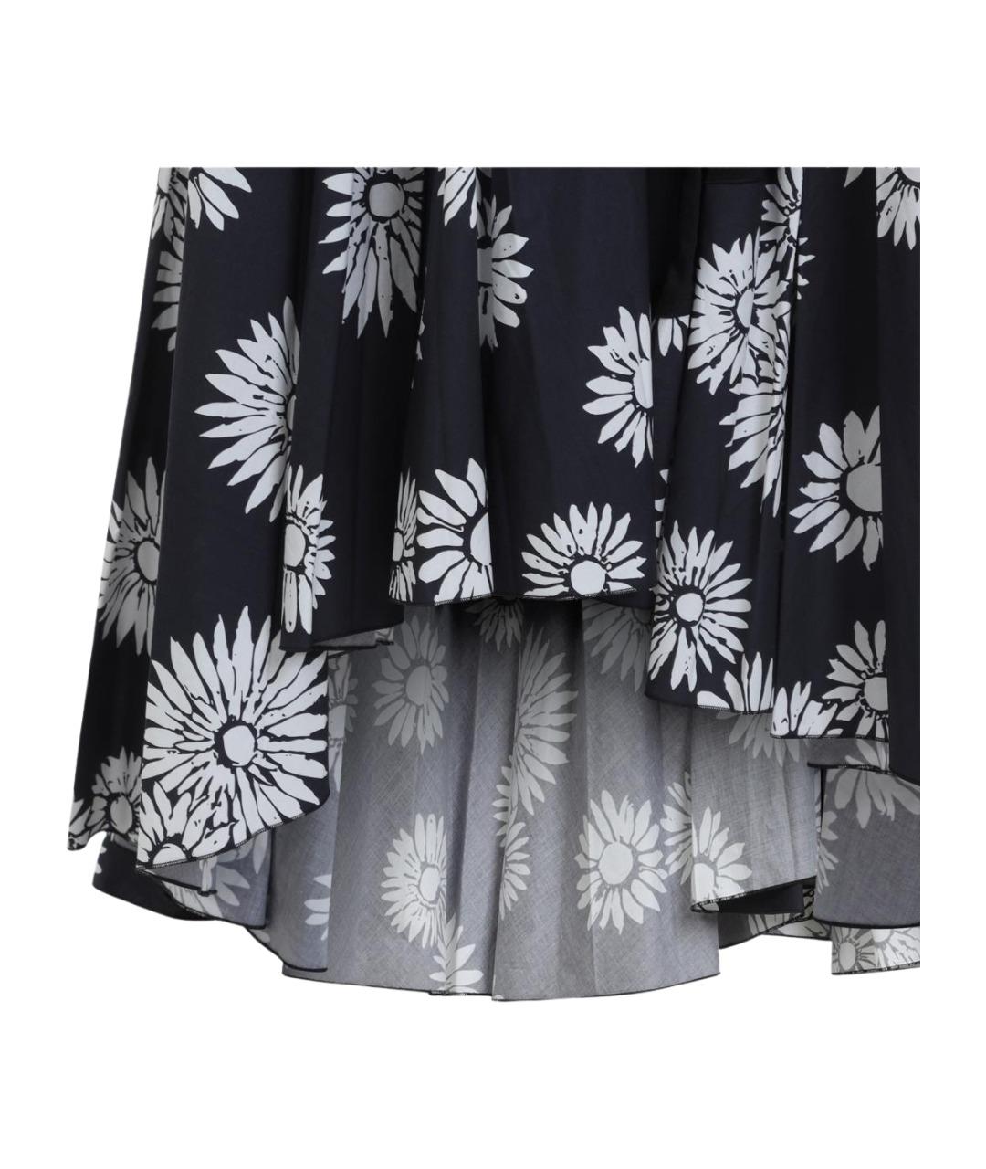 LANVIN Мульти хлопковое платье, фото 3