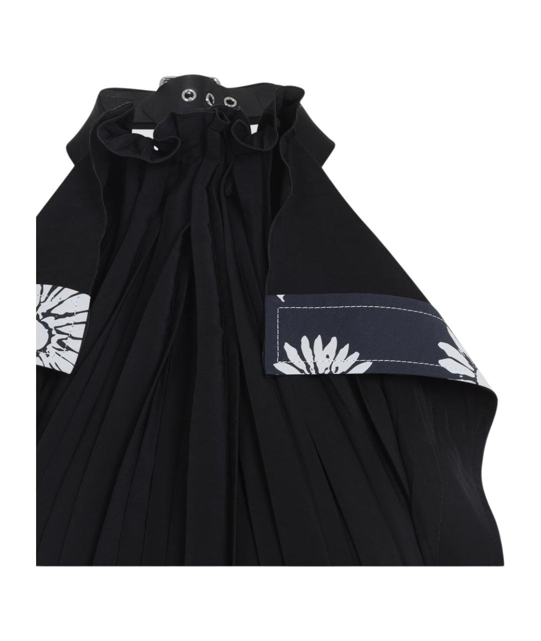LANVIN Мульти хлопковое платье, фото 4