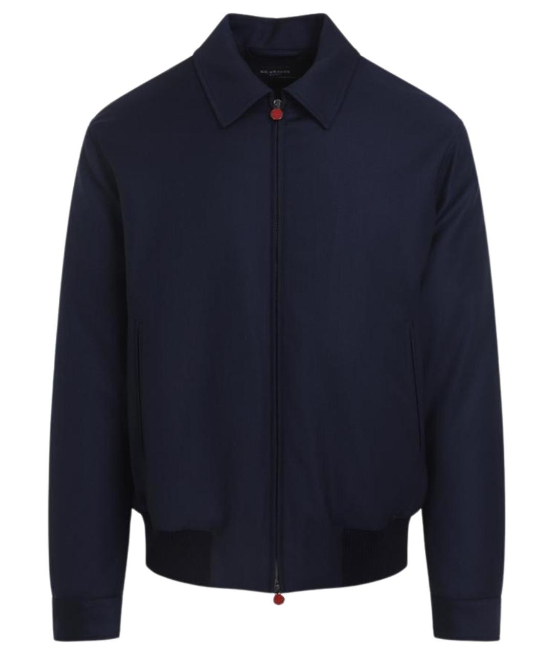 KITON Синяя шерстяная куртка, фото 1