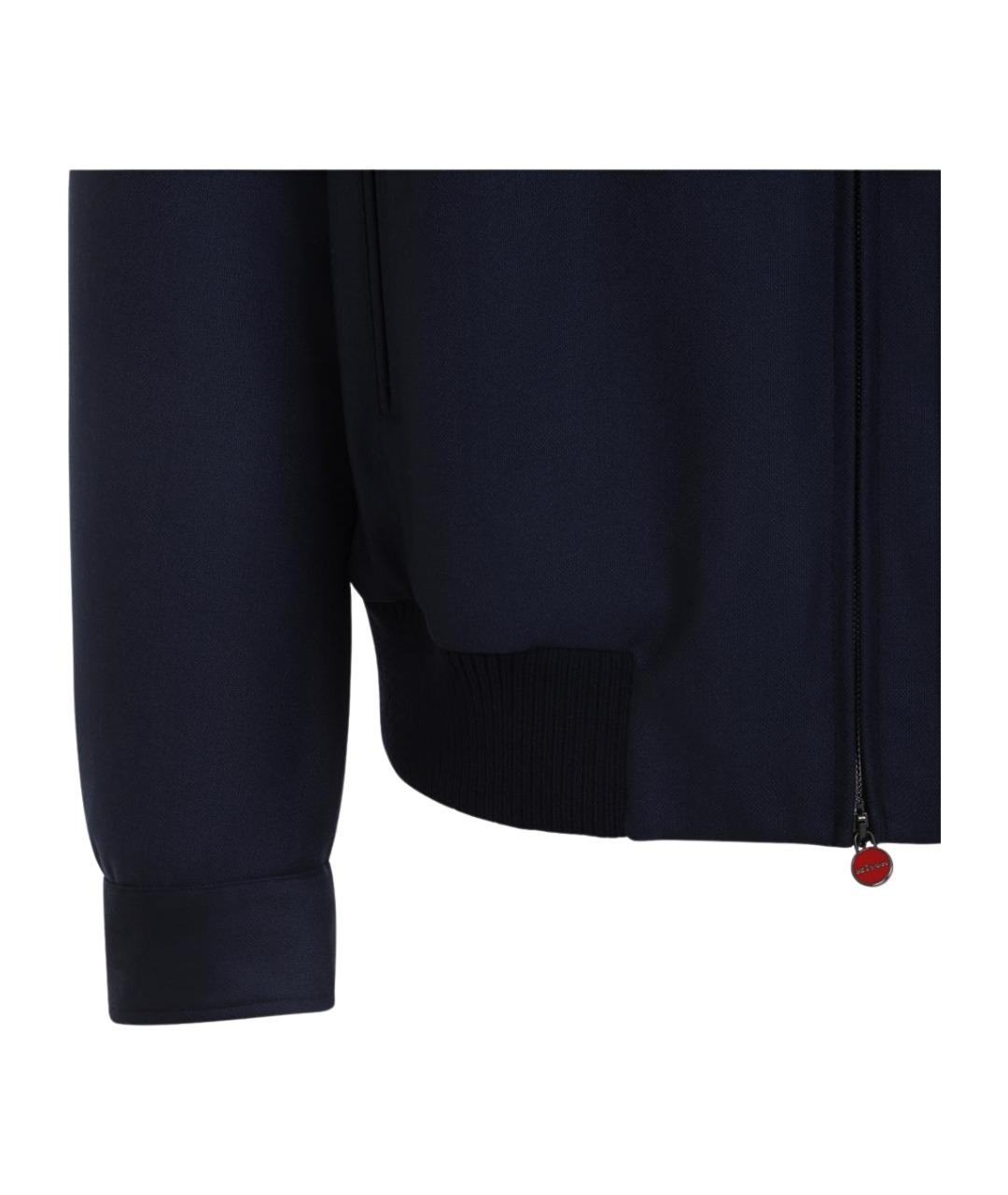 KITON Синяя шерстяная куртка, фото 3