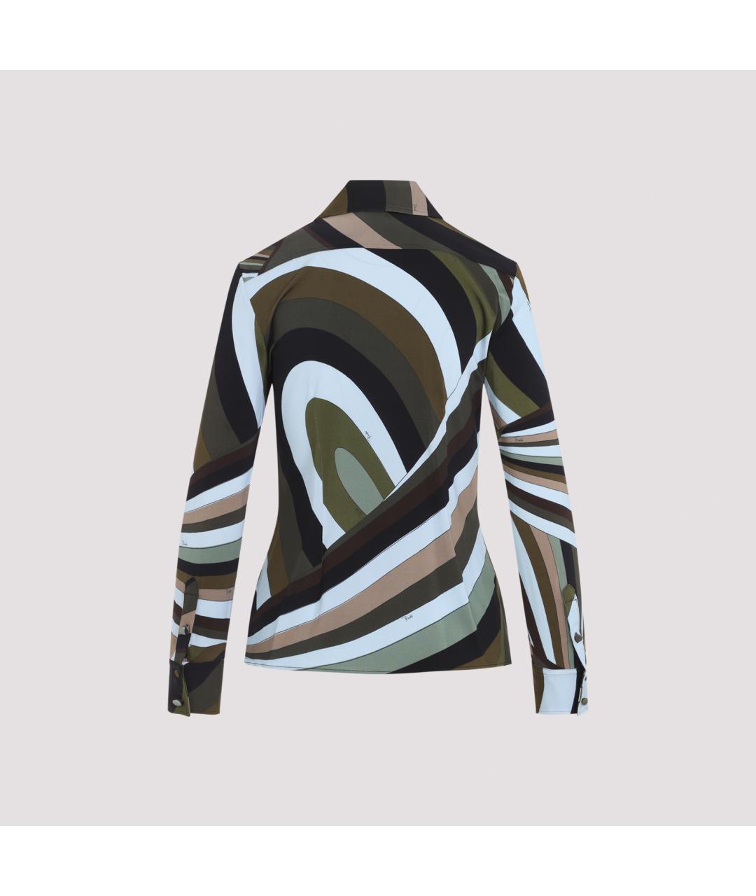 PUCCI Мульти вискозная рубашка, фото 2
