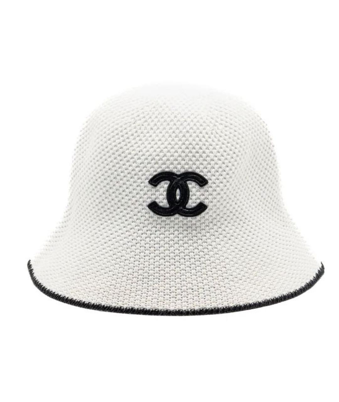 CHANEL Белая хлопковая панама, фото 1