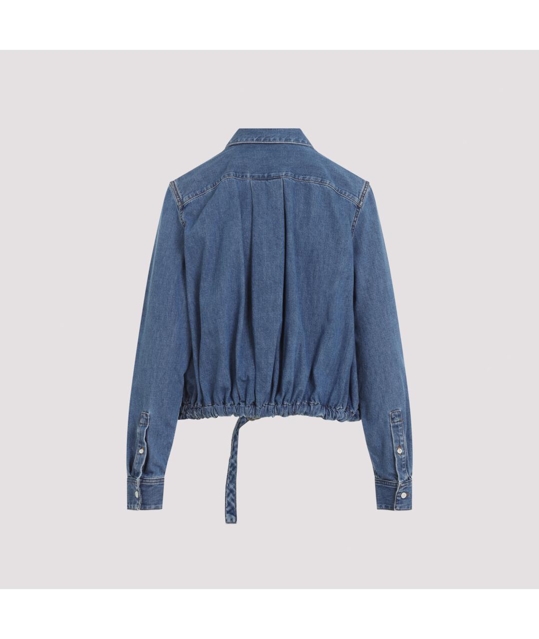 LOEWE Синяя хлопковая рубашка, фото 4