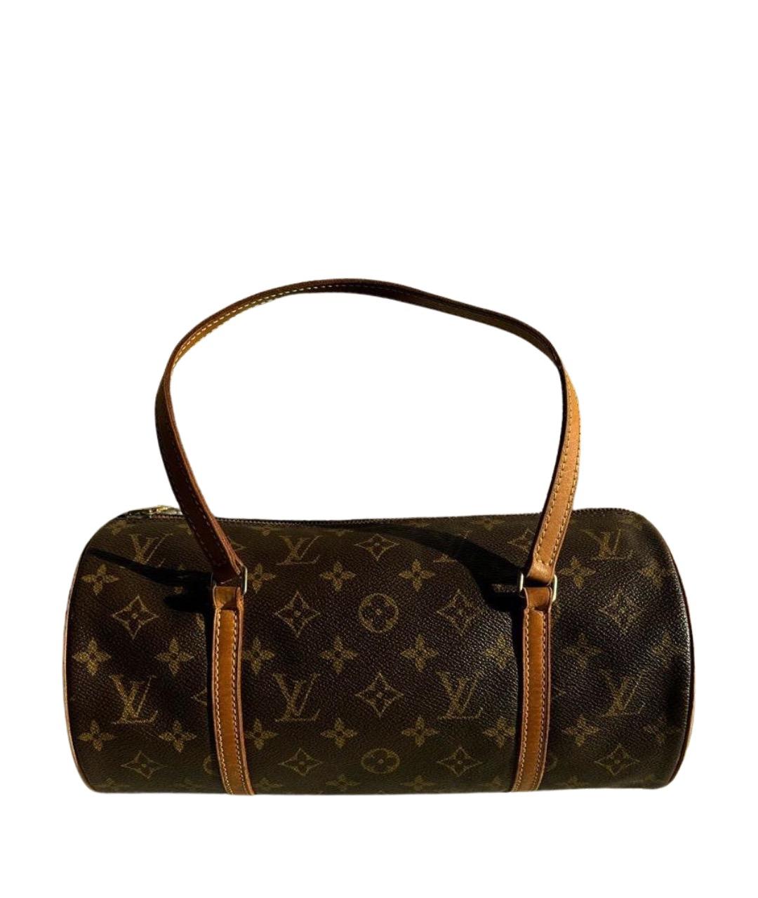 LOUIS VUITTON Коричневая сумка с короткими ручками, фото 1