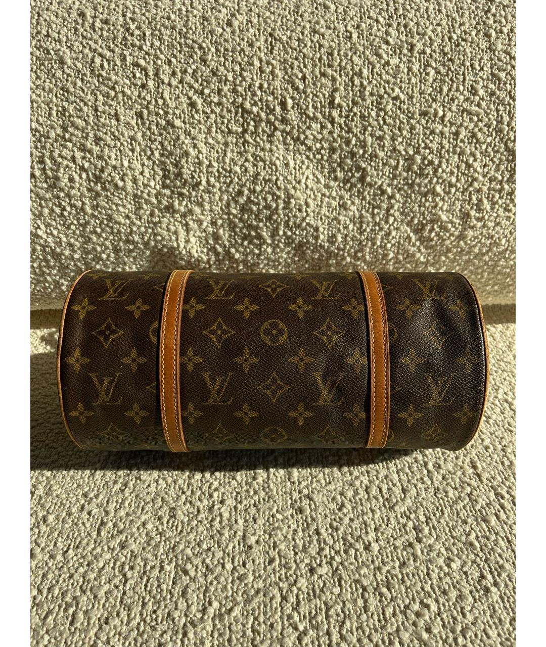 LOUIS VUITTON Коричневая сумка с короткими ручками, фото 6