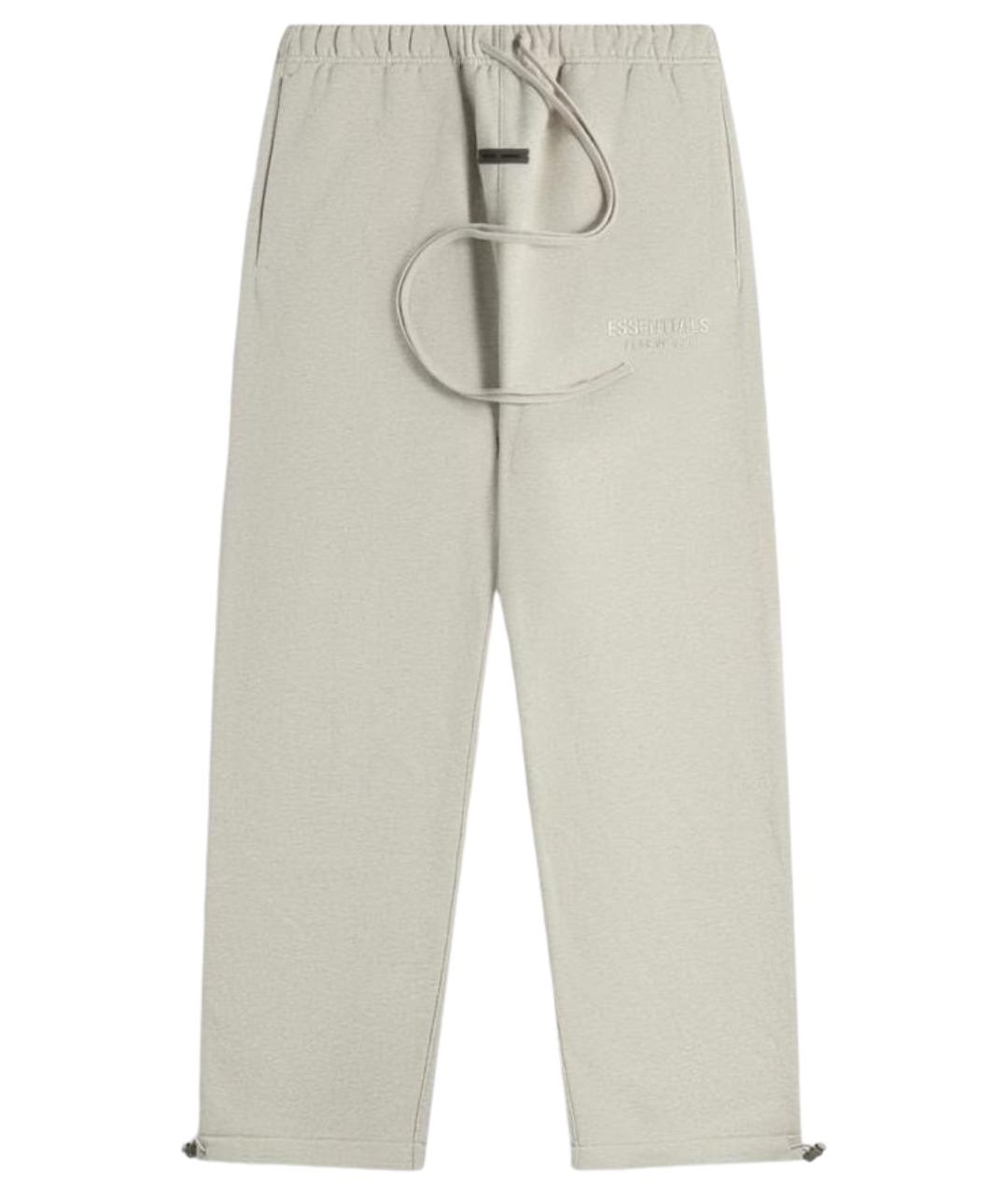 FEAR OF GOD ESSENTIALS Бежевые хлопковые повседневные брюки, фото 1
