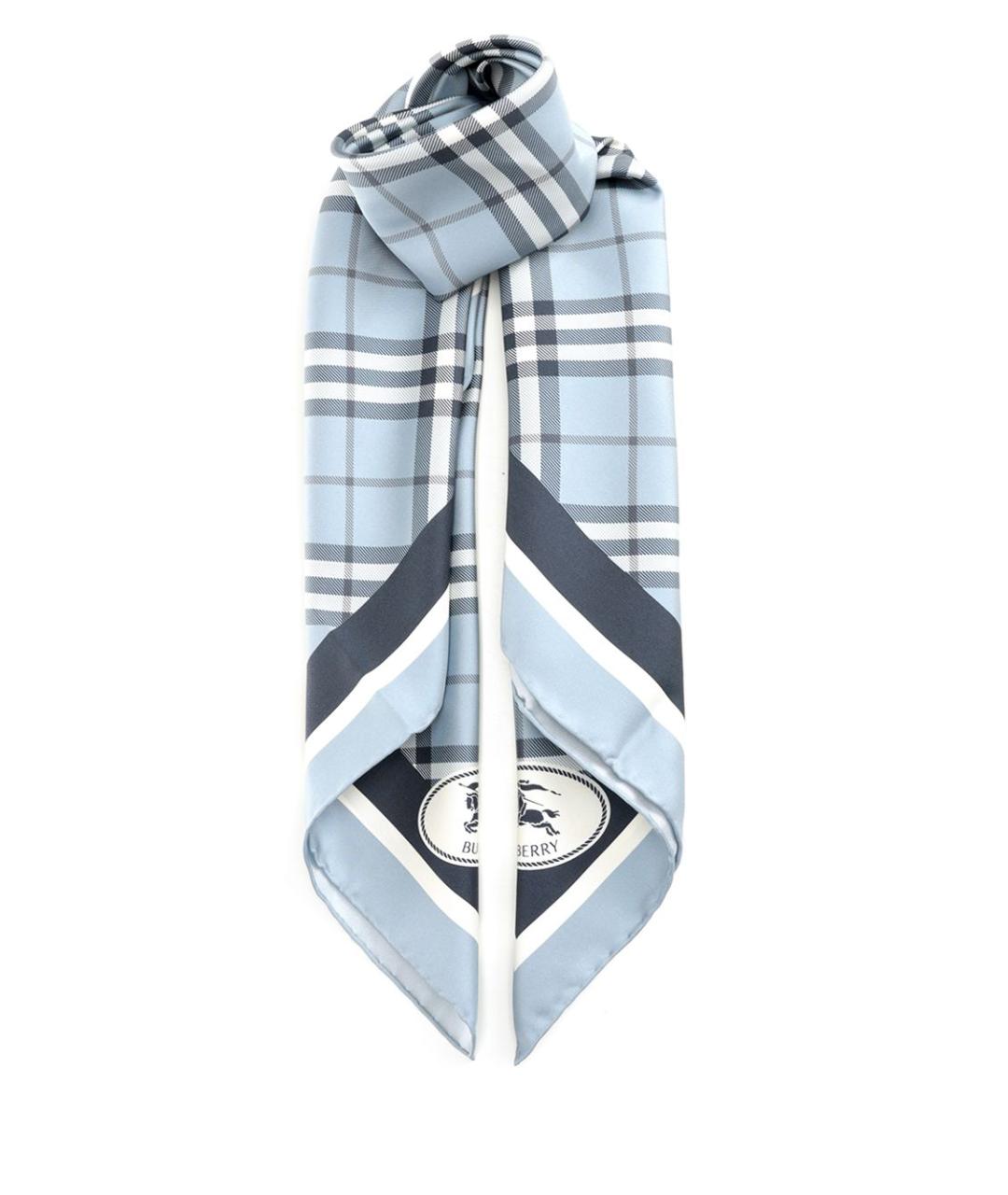 BURBERRY Мульти шелковый шарф, фото 1