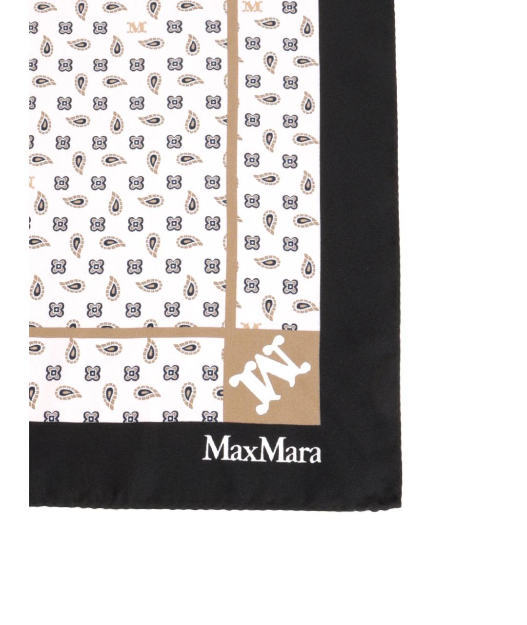 MAX MARA Розовый шелковый платок, фото 2