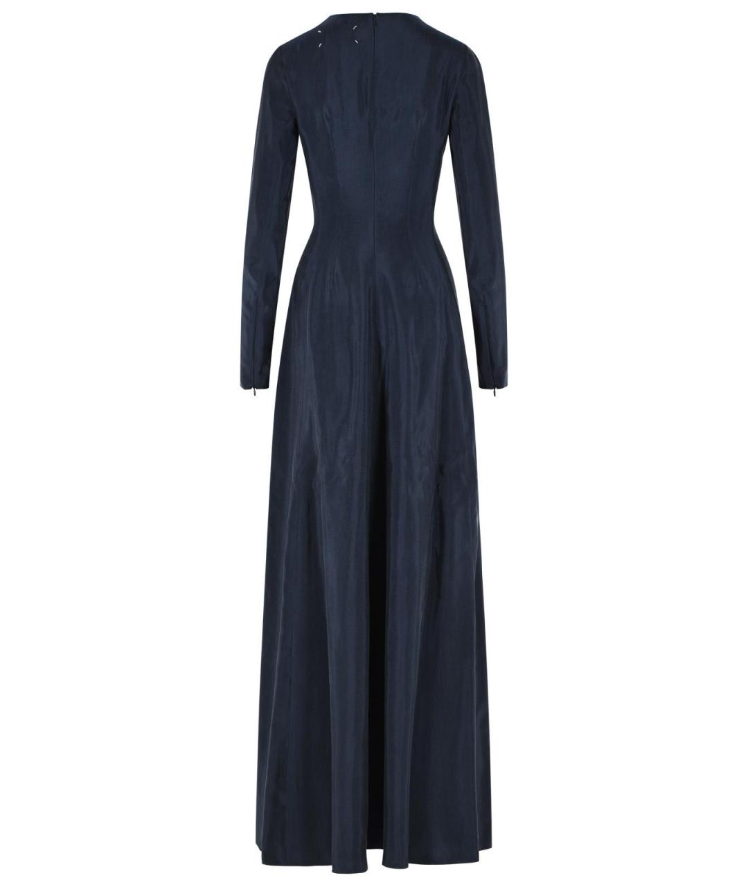 MAISON MARGIELA Синее вискозное платье, фото 3