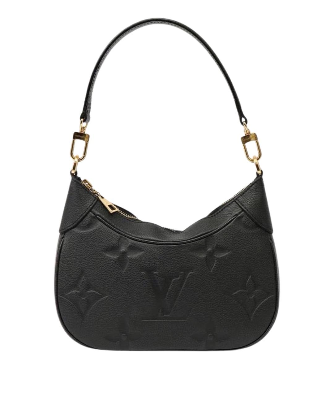 LOUIS VUITTON Черная кожаная сумка через плечо, фото 1