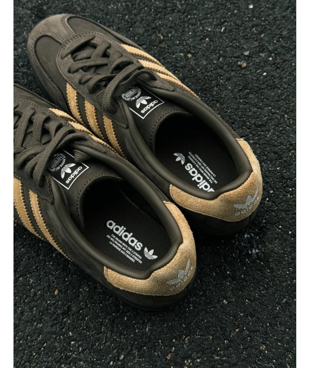 ADIDAS Коричневые замшевые кеды, фото 5