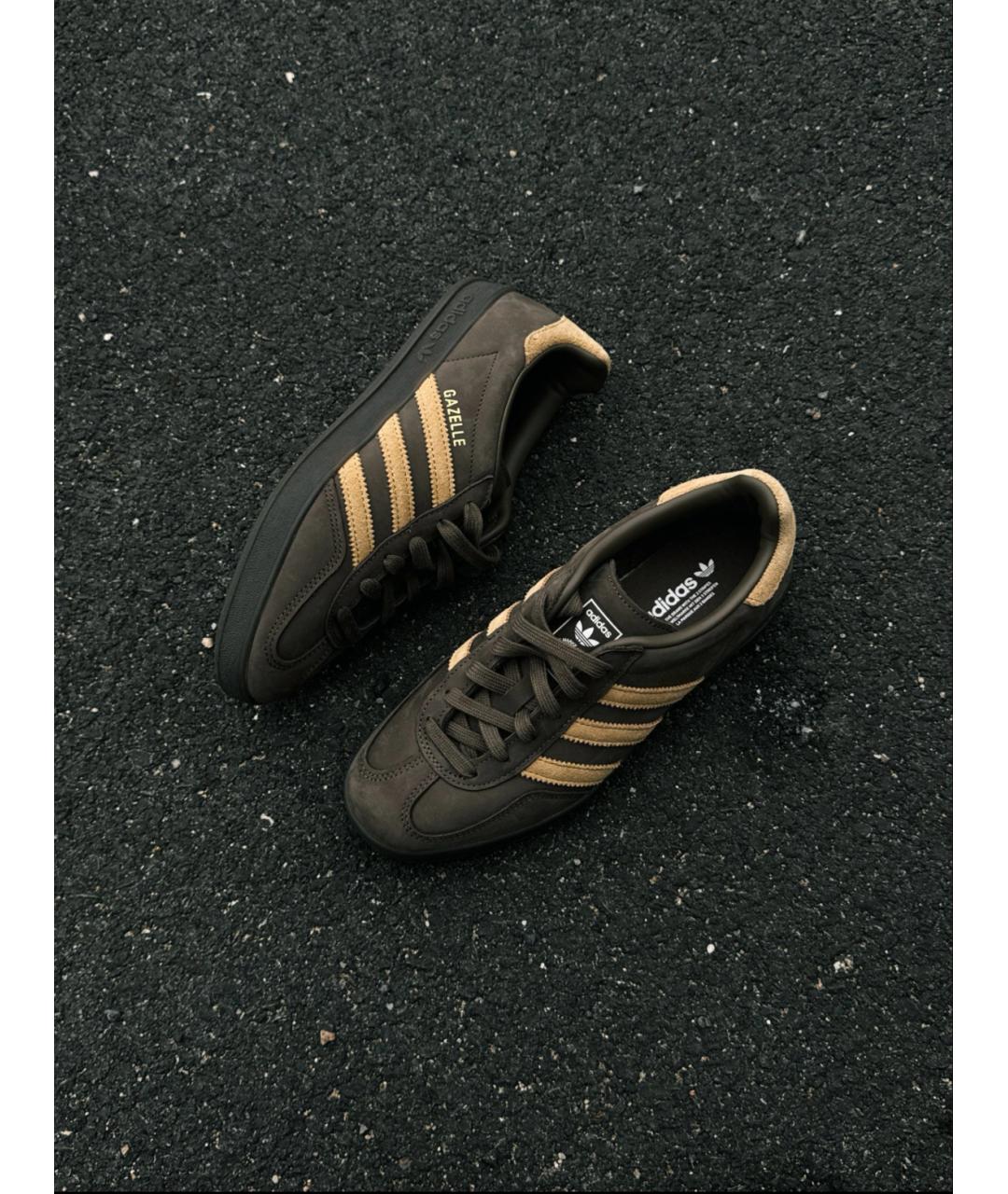 ADIDAS Коричневые замшевые кеды, фото 2