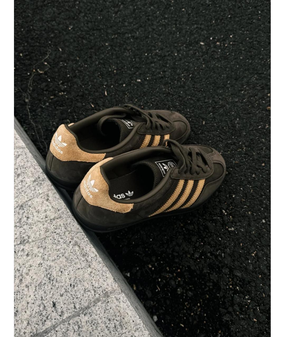 ADIDAS Коричневые замшевые кеды, фото 4
