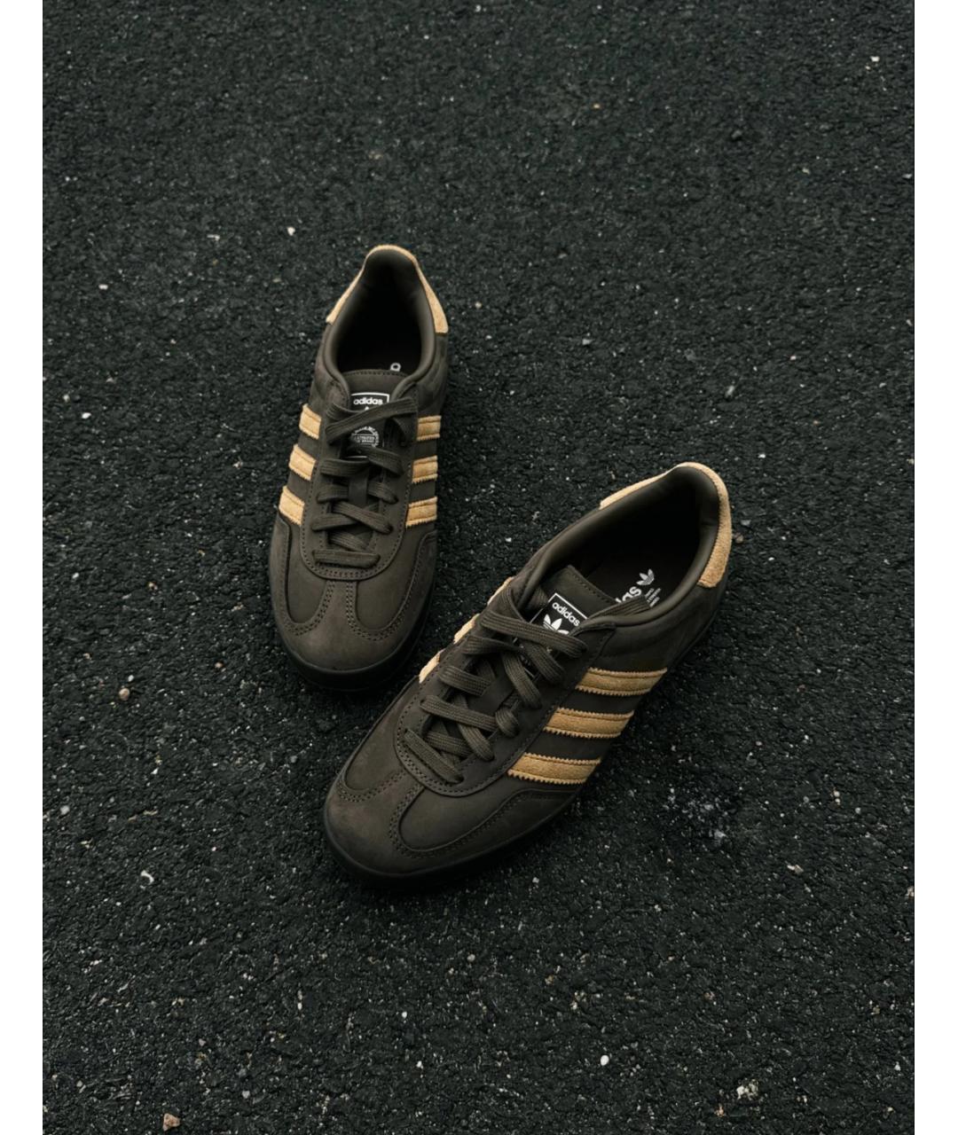 ADIDAS Коричневые замшевые кеды, фото 3