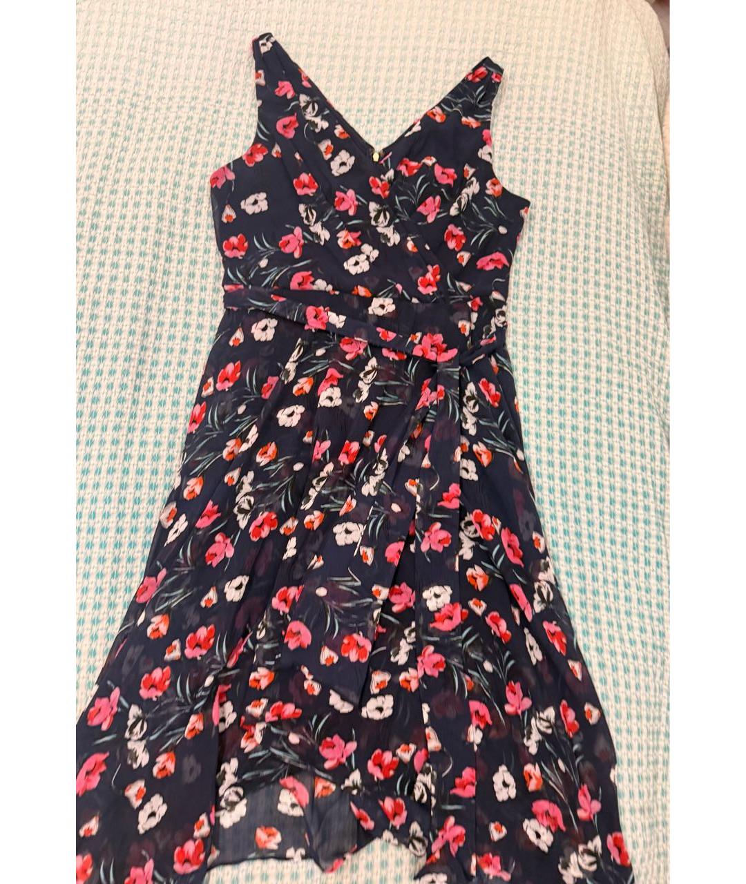 DKNY Мульти полиэстеровое повседневное платье, фото 3