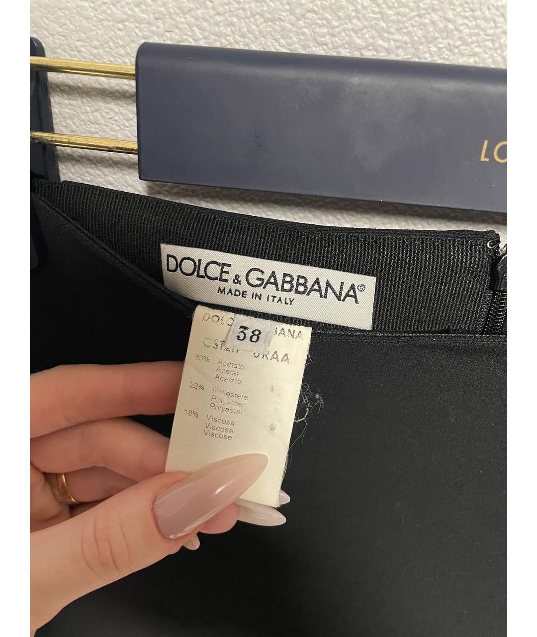 DOLCE&GABBANA Черный костюм с юбками, фото 5
