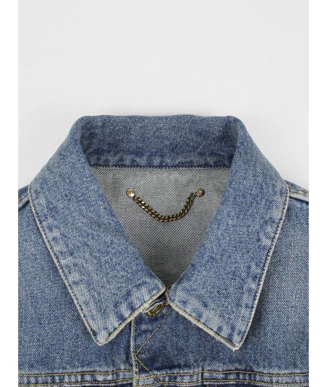 GOLDEN GOOSE DELUXE BRAND Синяя хлопковая куртка, фото 3