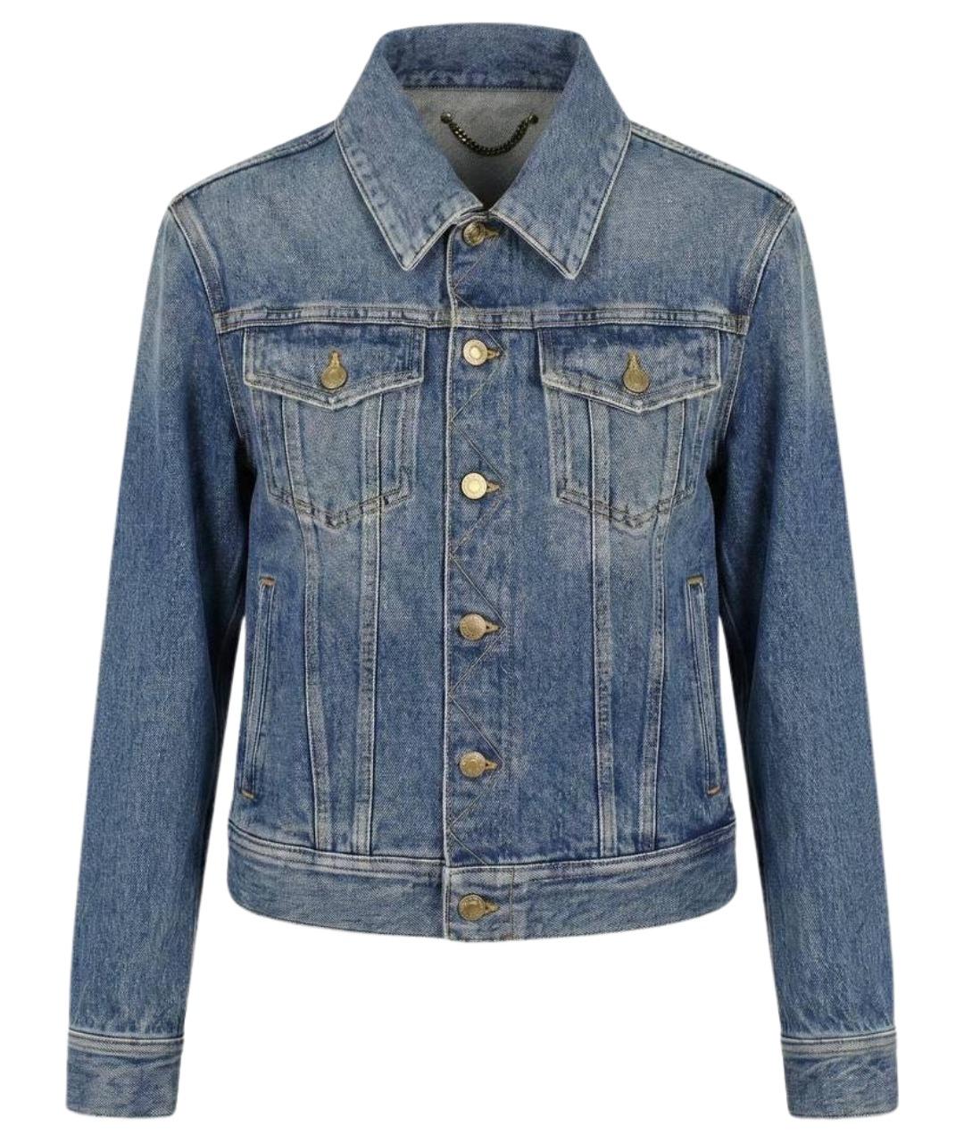 GOLDEN GOOSE DELUXE BRAND Синяя хлопковая куртка, фото 1