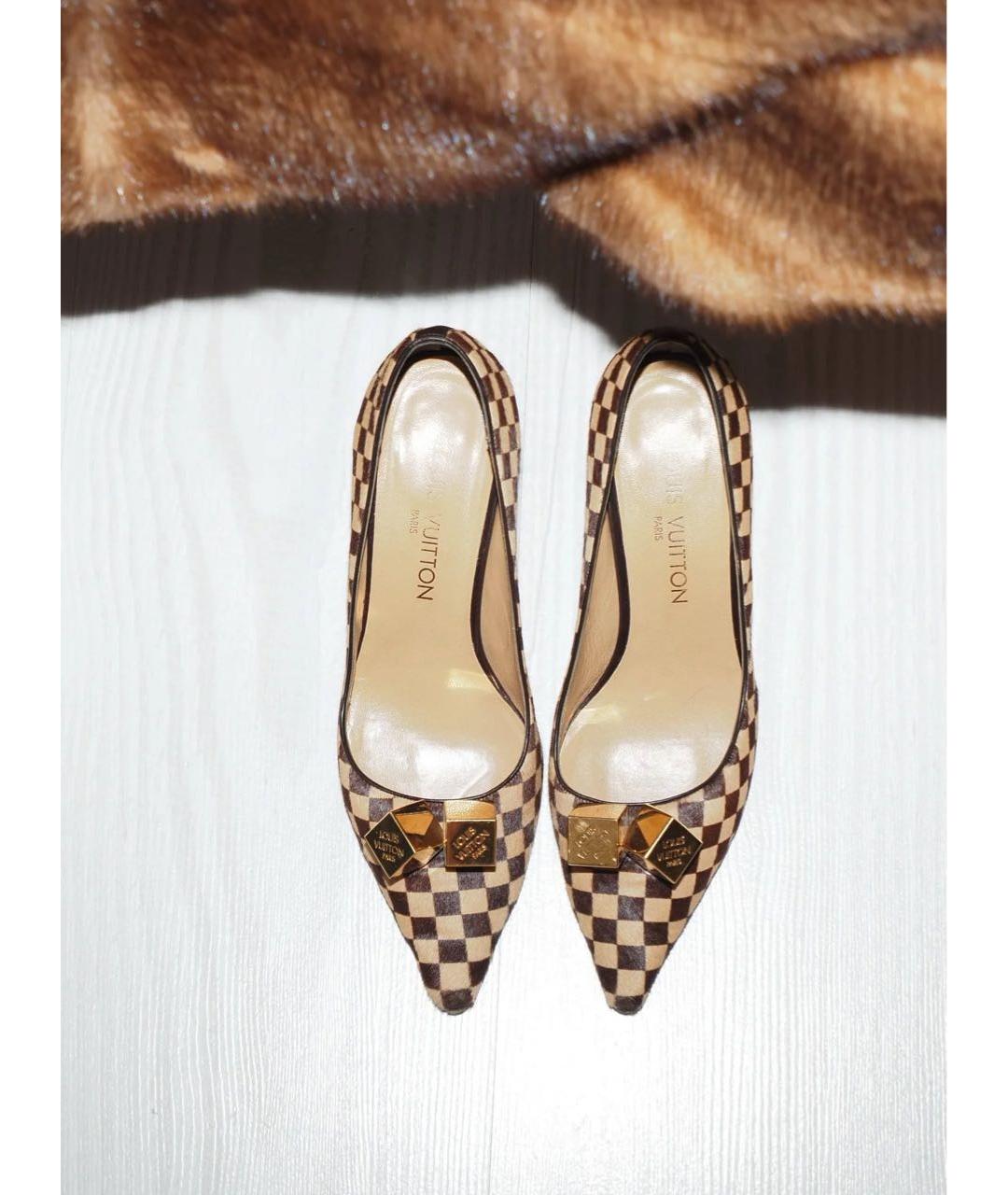 LOUIS VUITTON Коричневые туфли, фото 2