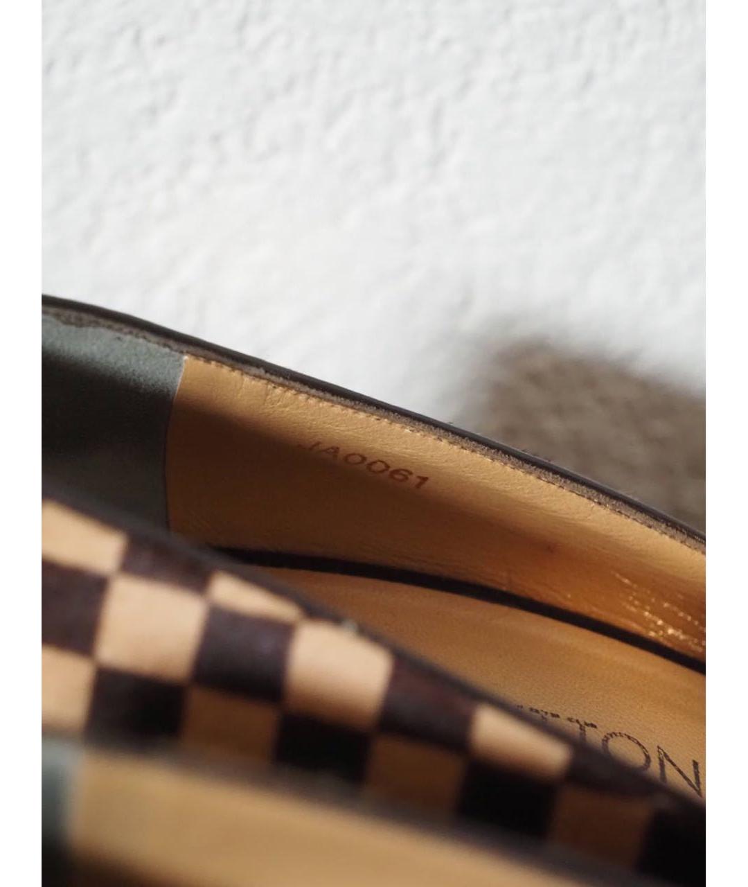 LOUIS VUITTON Коричневые туфли, фото 4