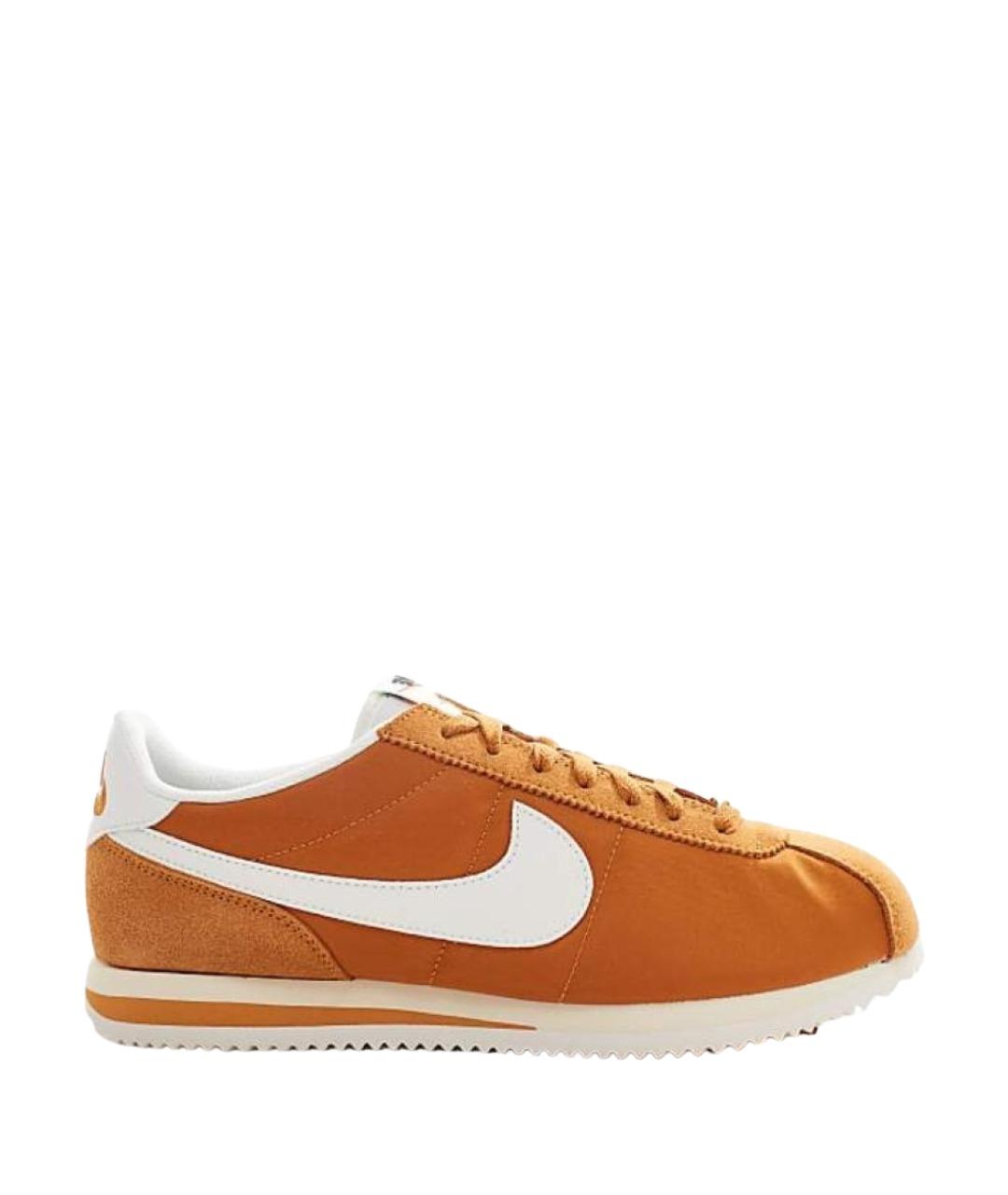 NIKE Оранжевое текстильные низкие кроссовки / кеды, фото 1