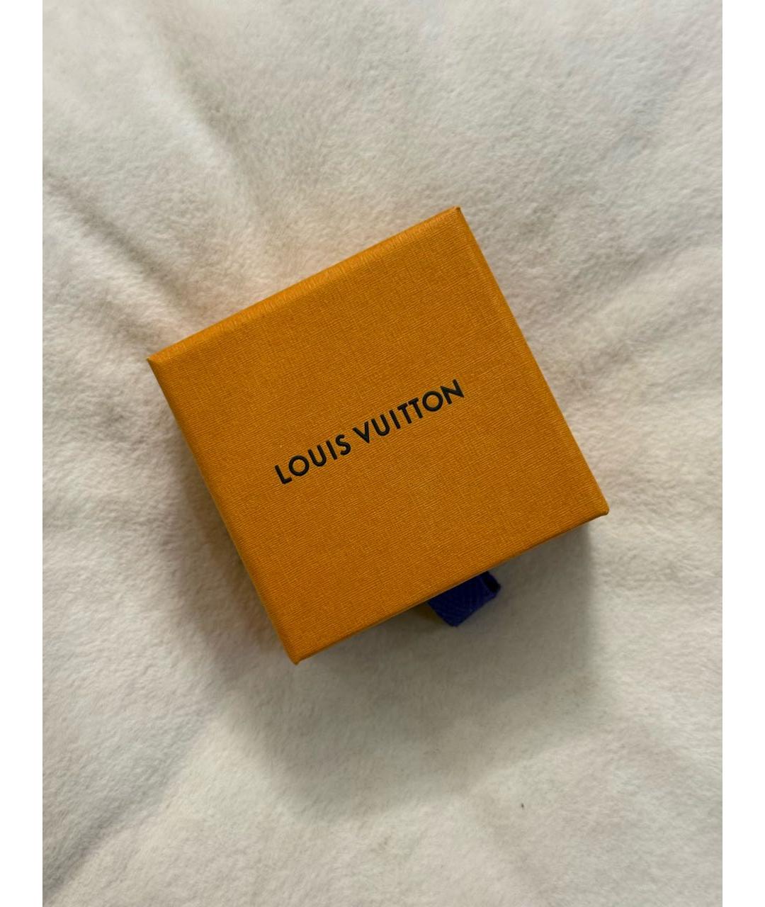 LOUIS VUITTON Золотые металлические серьги, фото 3