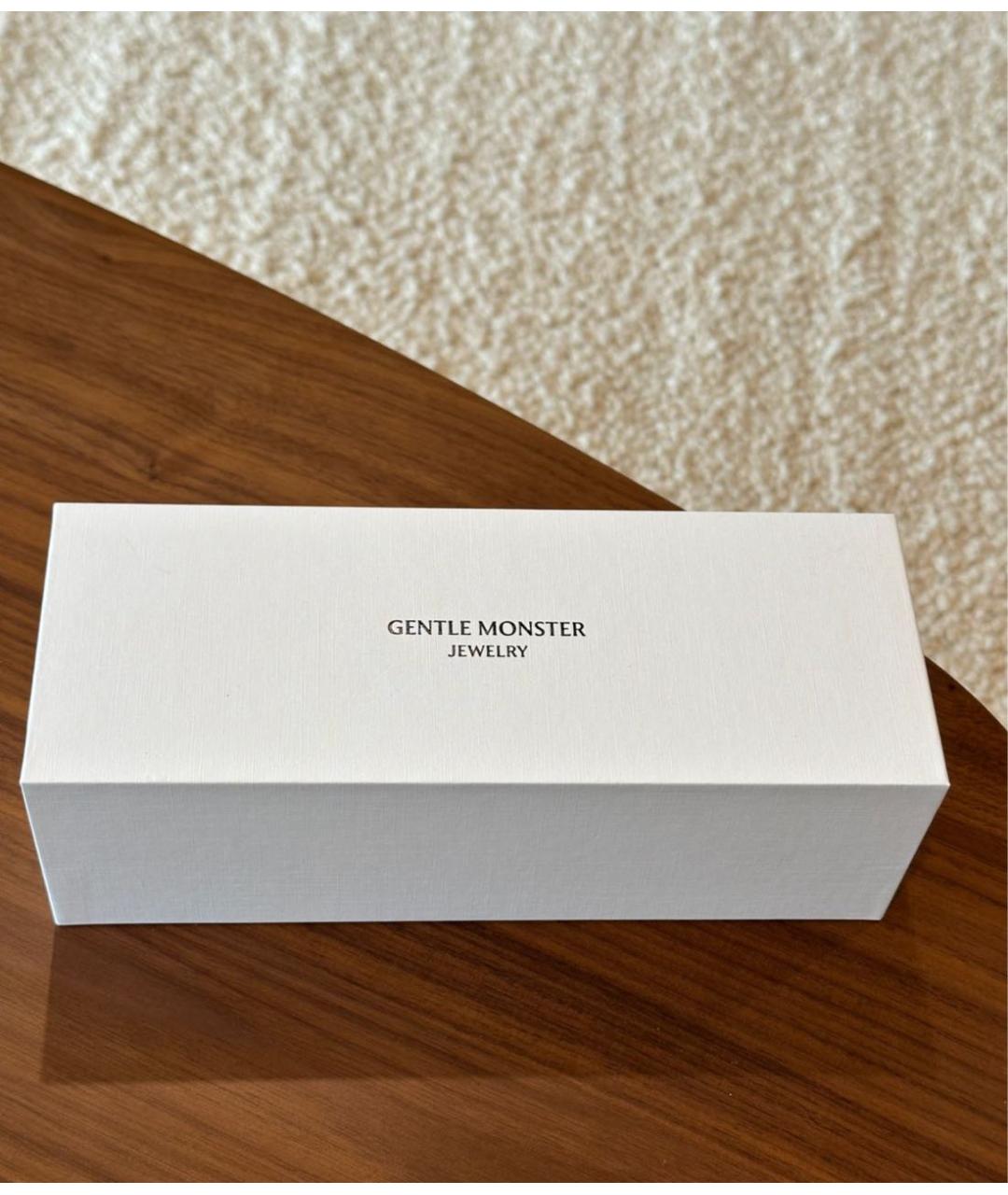 GENTLE MONSTER Серебряные металлические солнцезащитные очки, фото 2
