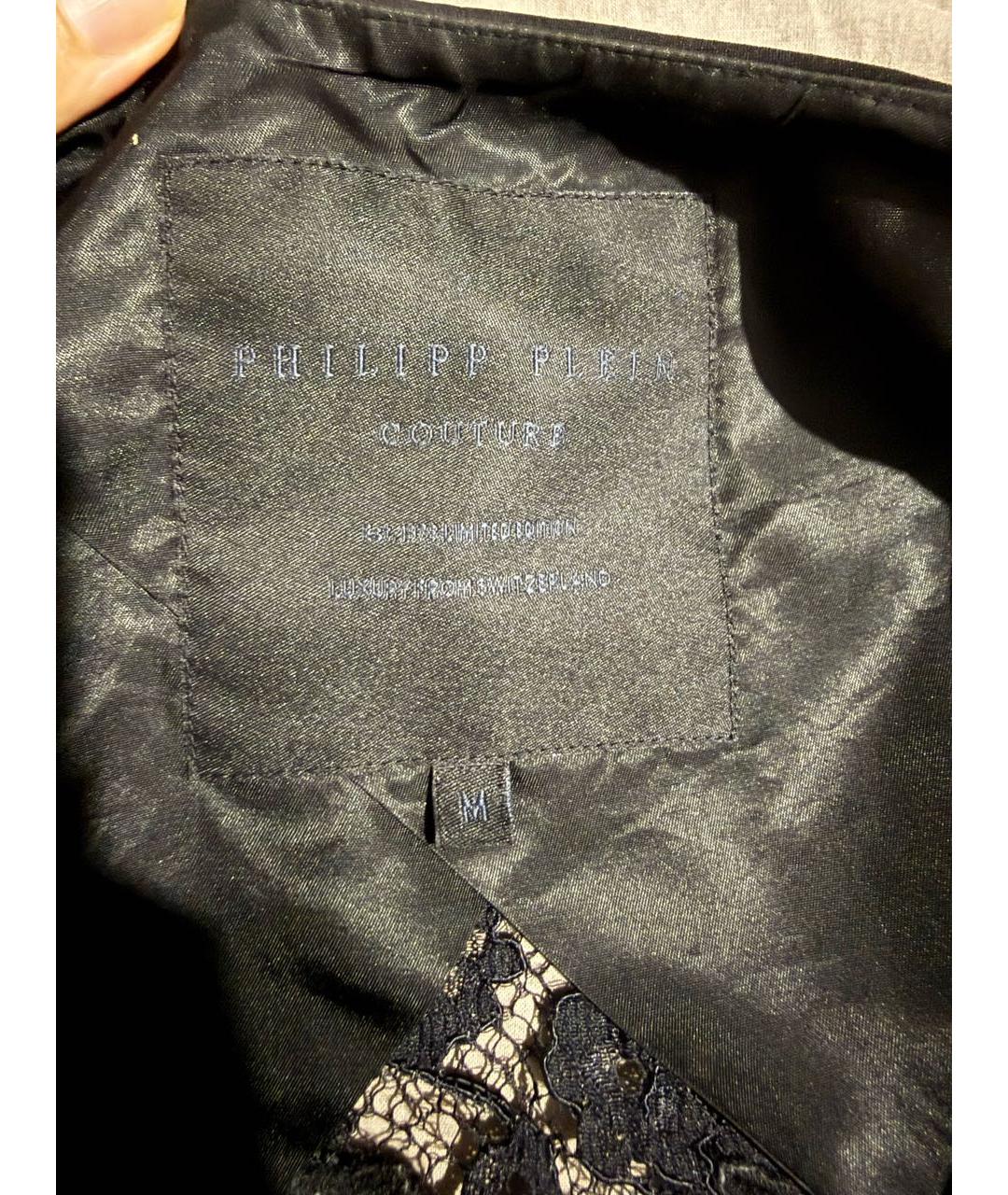 PHILIPP PLEIN Черный жакет/пиджак, фото 3