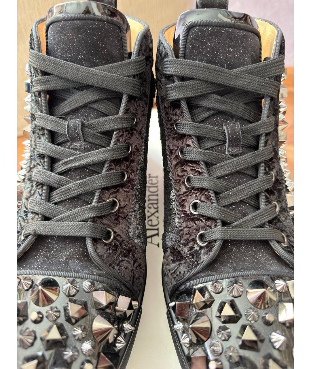 CHRISTIAN LOUBOUTIN Черные кеды, фото 5