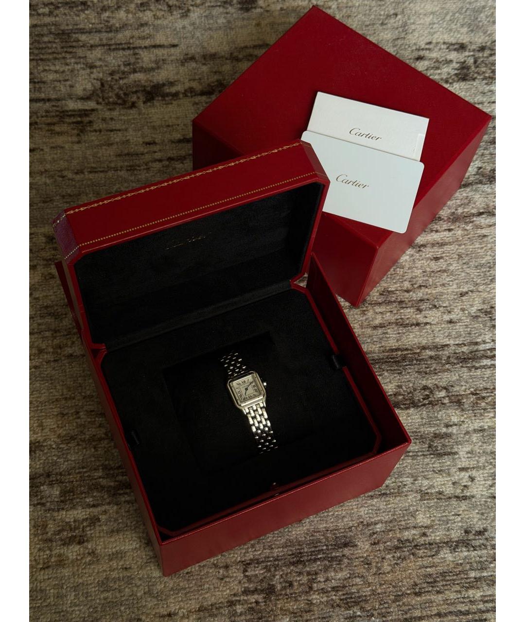 CARTIER Серебряные часы, фото 4