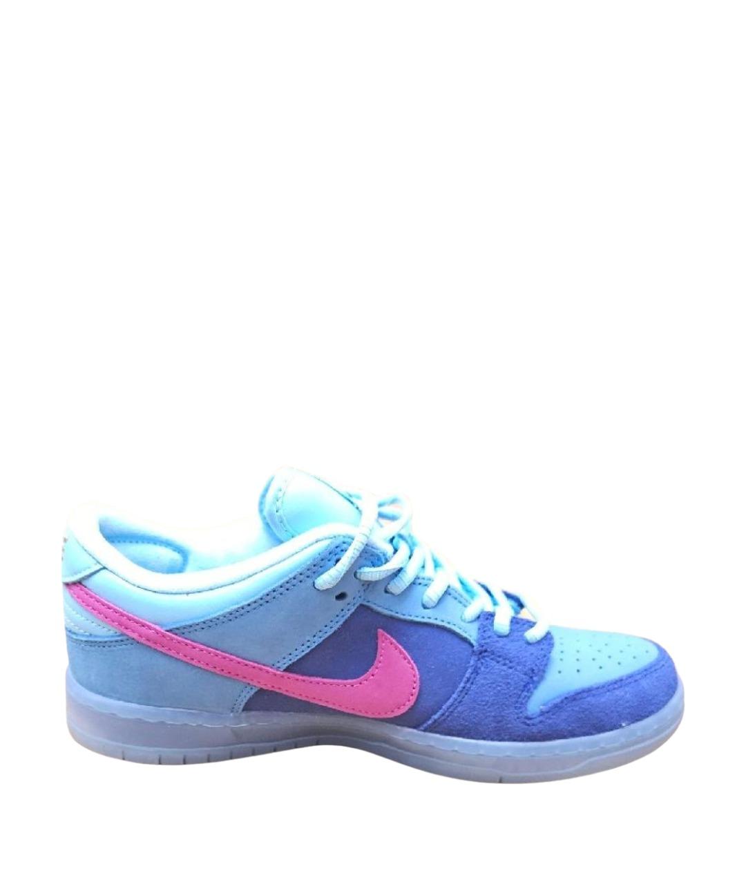 NIKE Синие замшевые кеды, фото 1