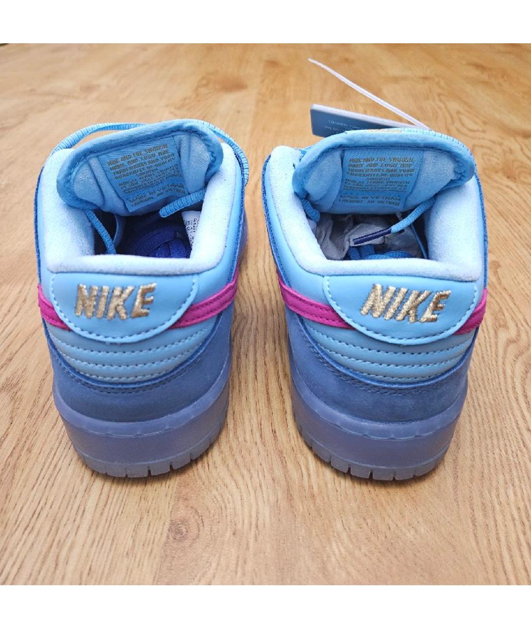 NIKE Синие замшевые кеды, фото 4