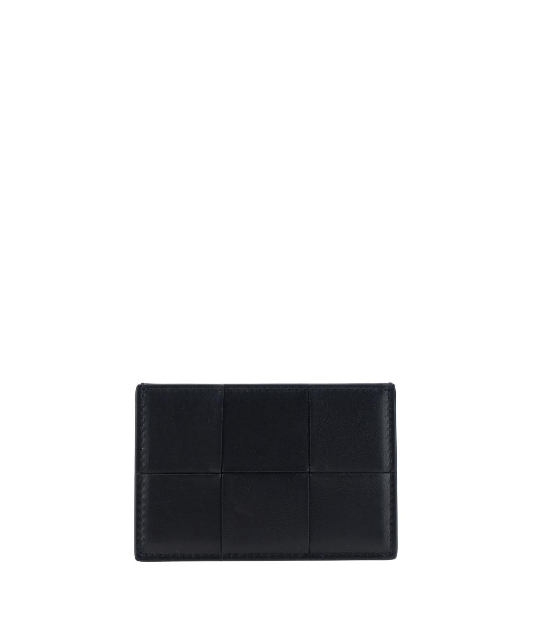 BOTTEGA VENETA Черный кожаный кардхолдер, фото 3