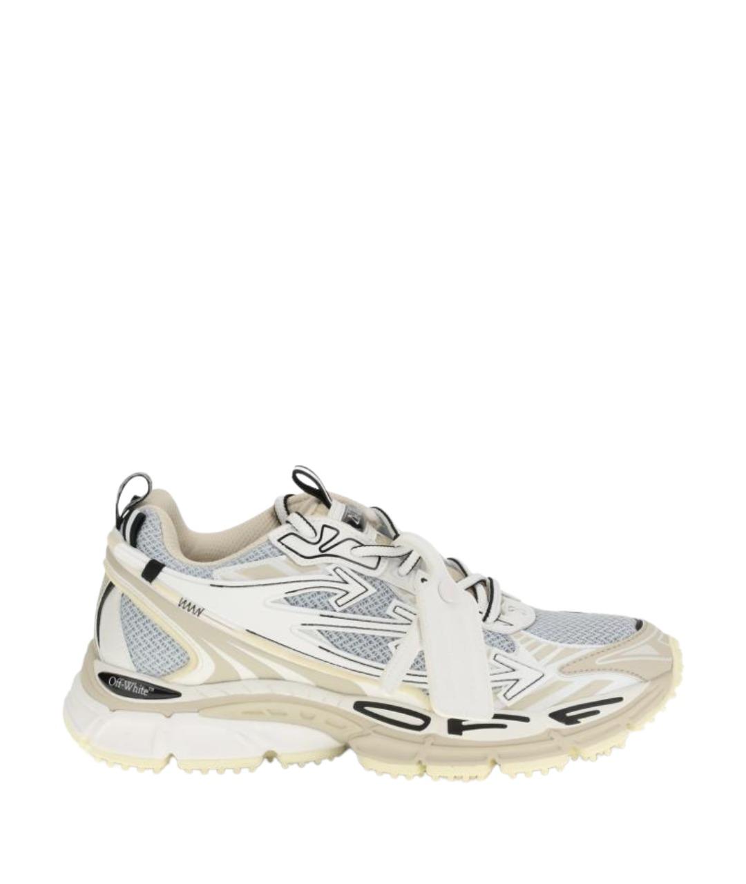 OFF-WHITE Серые текстильные кроссовки, фото 1