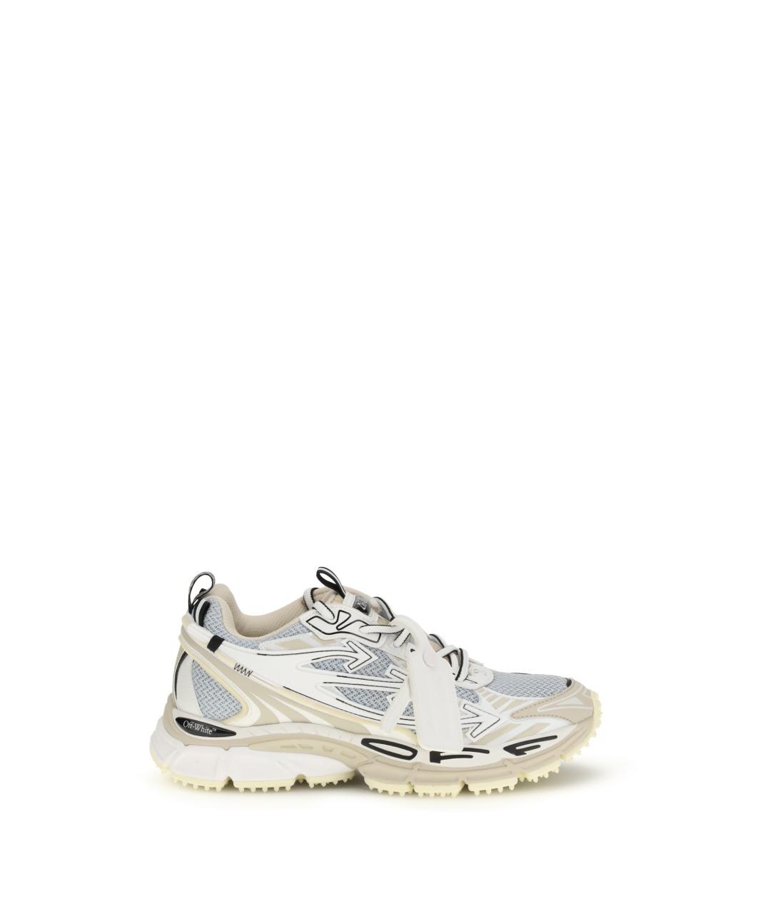 OFF-WHITE Серые текстильные кроссовки, фото 5