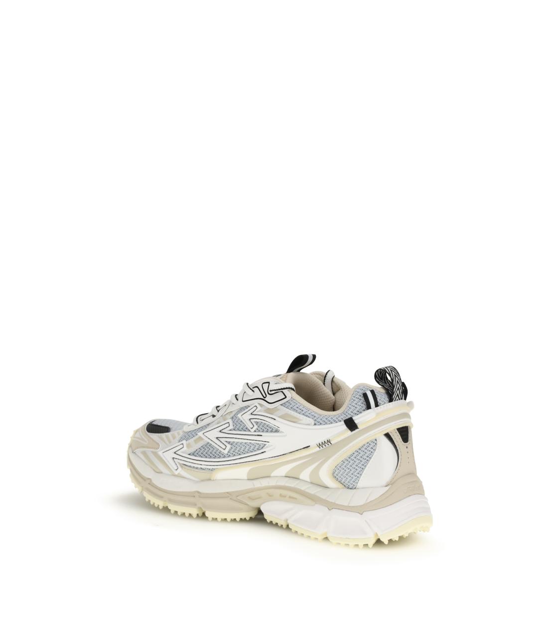 OFF-WHITE Серые текстильные кроссовки, фото 3